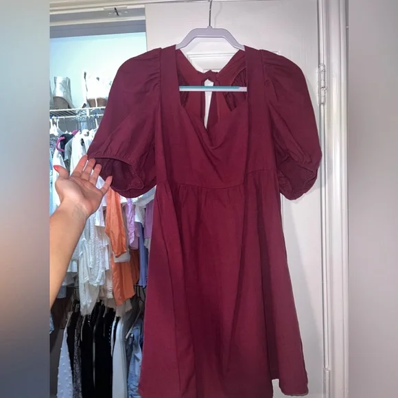 Jacquie the label new with tags Maroon dress. - Picture 2 of 6